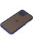 Apple iPhone 11 Pro Kılıf Montreal Silikon Kapak - Lacivert Glstd 1