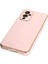 One Plus 9 Kılıf Volet Silikon - Pembe Glstd 1