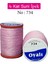 Oyalı 4 Kat Suni Ipek Iplik Iğne Oyası Boncuk Ipi Tığ Oyası NO:734 1