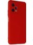 Xiaomi Redmi Note 12 5g Kılıf Nano Içi Kadife Silikon - Kırmızı Glstd 1