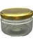 300ML Şeffaf Cam Konserve Kavanozu Gold Kapaklı Magnolia, 24 Adet, Magnolia Kavanozu, Tatlı Kavanozu,cam Kavanoz, Konserve Kavanozu, Reçel Kavanozu, Bal Kavanozu, Saklama Kavanozu 1