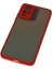 Xiaomi Redmi Note 12S Kılıf Montreal Silikon Kapak - Kırmızı Glstd 1