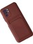 Xiaomi Redmi Note 10S Kılıf Kelvin Kartvizitli Silikon - Bordo Glstd 1