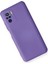 Xiaomi Redmi Note 10 Kılıf Nano Içi Kadife Silikon - Mor Glstd 1