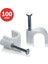 Kroşe 7 Numara Çelik Çivili 16 mm (4*10 Antigron Kablolar Için) 100LÜ Poşet Karya 1