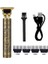 Vintage Görünümlü Güçlü 4 Farklı Başlıklı USB Şarjlı Manuel Tıraş Makinası 2