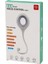 USB Smart Voıce Control Light Sesli Işık Ayarlı Mini Yuvarlak USB 16 Ledli Lamba Akrobat Kollu 2W 5V-0.5A 1