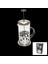 French Press 600ML Cam Bitki Süzgeçi Metal Kafes - Kapak 1