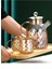 Kabartmalı Bambu Kapaklı Borosilikat Cam Demlik 1500ML NEMERE-CM-2005 1