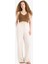 Wide Leg Cepli Yüksek Bel Standart Boy Keten Karışımlı Pantolon F5024AX25SP 3
