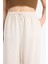 Wide Leg Cepli Yüksek Bel Standart Boy Keten Karışımlı Pantolon F5024AX25SP 5