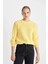 regular Fit Basic Düz Selanik Örgülü Triko KAZAK H6905AZ24WN 1