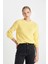 regular Fit Basic Düz Selanik Örgülü Triko KAZAK H6905AZ24WN 5
