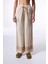 Bej Boho Keten Pantolon 1