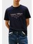 % 100 Pamuk Regular Fit Bisiklet Yaka Logolu T Shirt Erkek T Shirt MW0MW38621 Dw5 1