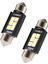 Son Derece Parlak 400 Lümen 3020 Yonga Seti Canbus Hatasız LED Ampuller Iç Araç Aydınlatmaları Plaka Kubbe Harita Kapı Nezaket 36MM Çelenk DE3175 6428 Xenon Beyaz (Yurt Dışından) 2