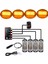 4 Adet 20LED Stroboskop 12V Strobe Işık 4'ü 1 Arada Araba Acil Durum Işığı Işaret Lambası Acil Durum Flaş Işığı (Sarı Işık) (Yurt Dışından) 5