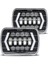 5x7 LED Farlar, 100W 7x6 LED Far Drl Yüksek Düşük Işın Dikdörtgen Jeep Wrangler Cherokee Xj H6054LL 2 Adet (Yurt Dışından) 1