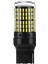 Araba 3014 144SMD Canbus T20 7440 W21W LED Ampuller Dönüş Sinyal Lambaları Park Freni Lambası Geri Vites Lambaları 6000K Beyaz (Yurt Dışından) 1