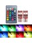 Adet T10 W5W LED Rgb Uzaktan Kumanda Işıkları Gösterge Ampul Araba Iç Yan Lambalar (Yurt Dışından) 2
