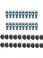 20 Adet T5 LED Işıklar Araba Gösterge Paneli Göstergesi, 3030-3SMD Işık Değişimi Twist Lock Soketi ile - Mavi (Yurt Dışından) 1