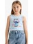 Kız Çocuk Disney Lilo & Stitch Bisiklet Yaka Atlet E6553A825HS 1