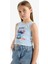 Kız Çocuk Disney Lilo & Stitch Bisiklet Yaka Atlet E6553A825HS 3
