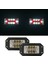 40W LED Off-Road Çalışma Işığı Dikdörtgen x Sis Lambası Araba Kamyon Atv Römork Motosiklet Için Kırmızı Işık (Yurt Dışından) 2