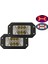 40W LED Off-Road Çalışma Işığı Dikdörtgen x Sis Lambası Araba Kamyon Atv Römork Motosiklet Için Kırmızı Işık (Yurt Dışından) 3