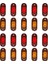 Amber Kırmızı 2,5 Inç Oval LED Yan Işaret Işığı 20PCS, Su Geçirmez (Yurt Dışından) 1
