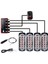12V 24V Araba Uyarı Işığı Işaret Lambası Su Geçirmez 14 Mod 4X12LED (Yurt Dışından) 1
