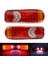 12V 24V 46LED Araba Kamyon LED Arka Kuyruk Işık Uyarı Işıkları Arka Lamba (Yurt Dışından) 2