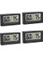 4pcs Araç Sürüngen Termometre Siyah (Yurt Dışından) 1
