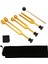 Paket Diyapazon Seti (128Hz, 256Hz, 512Hz) Şifa, Çakra, Ses Terapisi, Sonic Slider Çatalı Için Diyapazon Seti (Altın) (Yurt Dışından) 2