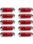 10 Adet Kırmızı 4 LED Yan Işaretleyici Gösterge Işıkları Evrensel Araba Tekne Için (Yurt Dışından) 1