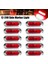 10 Adet Kırmızı 4 LED Yan Işaretleyici Gösterge Işıkları Evrensel Araba Tekne Için (Yurt Dışından) 3