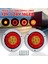 2x 4 Inç 16 LED Kamyon Römorku Rv Fren Durdurma Dönüş Kuyruk Sinyal Işığı (Yurt Dışından) 2