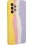 Samsung Galaxy A53 5g Kılıf Ebruli Lansman Silikon - Sarı-lila Mrayd 1