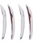 Ön Sis Lambası Kapağı Izgara Şeritleri Sticker Dekorasyonu Mercedes -Benz C Sınıfı Cla C118 CLA200 260 2020+ (Yurt Dışından) 5