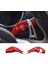 Ford Mustang 2015-2022 Için Araba Ön Cam Silecek Kolu Kapağı Dekor Sticker Döşeme Sinyal Kolu Anahtarı, Kırmızı Karbon Fiber (Yurt Dışından) 2