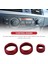 Ac Iklim Kontrolü ve Radyo Ses Düğmesi Halka Kapakları Bmw 1 2 3 3gt 4 Serisi (F20 F22 F30 F31 F32 F33 F80 F82 F87) 3 Adet Kırmızı (Yurt Dışından) 2