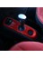 Araba Merkezi Konsol Vites Paneli Kapak Trim Çerçeve Etiket Mercedes Benz Smart 2009-2015 Aksesuarları Için, Kırmızı (Yurt Dışından) 3