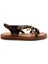 Kahve Leather Kadın Sandalet K05465048703 1