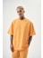 Erkek Basic T-Shirt Oranj 1