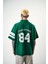 Erkek 84 Zone Baskılı Oversize T-Shirt Nefti 1