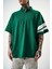 Erkek 84 Zone Baskılı Oversize T-Shirt Nefti 5
