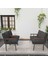 Modern Balkon, Bahçe, Cafe, Metal Kanepe Koltuk Takımı , Bahçe Mobilyası, 211 - Antrasit 2