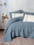 Mulvxurg URG02 Aura Çift Kişilik Pike Takımı Pebble Indigo (Mulvix) 1