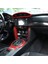 Suu Brz Toyota 86 2012-2020 Orta Konsol Klima Çıkış Havalandırma Kapağı Trim Çerçeve Çıkartmaları Aksesuarları, Kırmızı (Yurt Dışından) 4