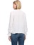 Beyaz Bonne Regular Fit V-Yaka Bluz 5